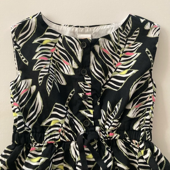Gymboree Toddler Girl Leaf Print Dress 4T NWT Spring Summer - Picture 2 of 10